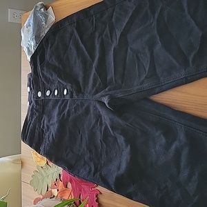 Ledin M Black Asymetrical Pants